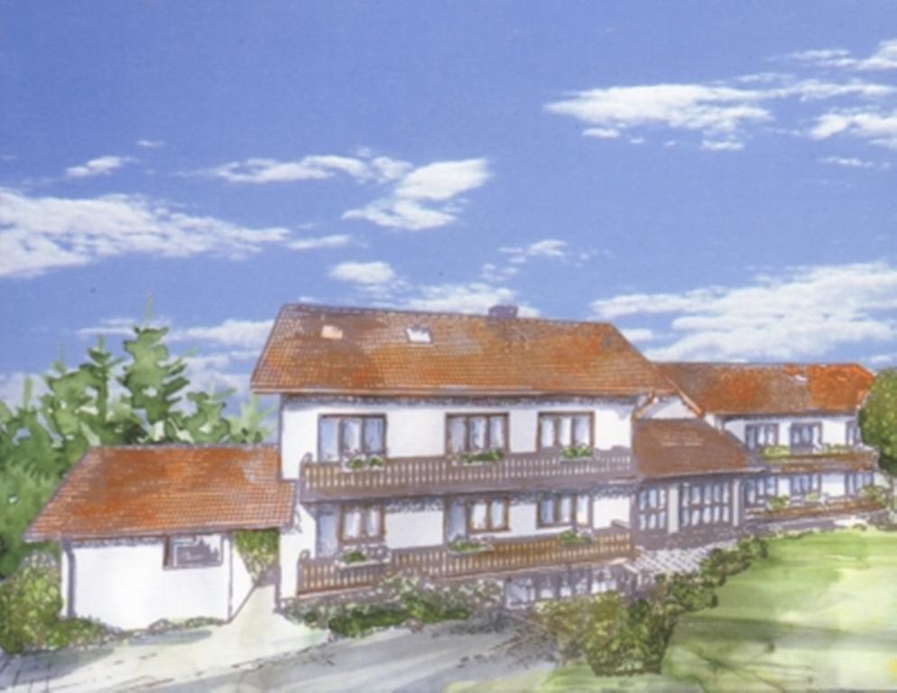 Hotel Am Wald オットブルン エクステリア 写真